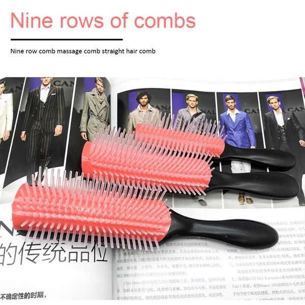 hair brushes removable comb 9 rows styling brush straight curly detangling scalp massage hairbrush for women home salon, Silver
hair brushes removable comb 9 rows styling brush straight curly detangling scalp massage hairbrush for women home salon, Silver