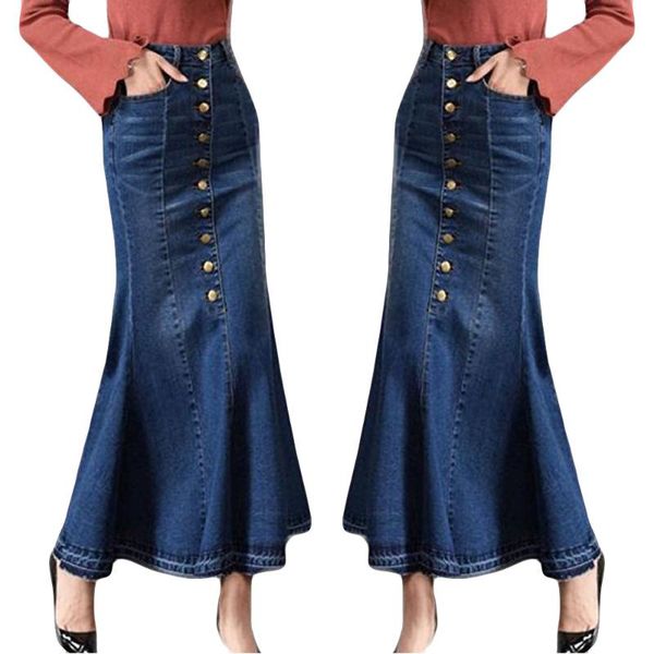 skirts high waist skirt womens fashion denim maxi for ladies summer spring party button pocket front pencil, Black
skirts high waist skirt womens fashion denim maxi for ladies summer spring party button pocket front pencil, Black