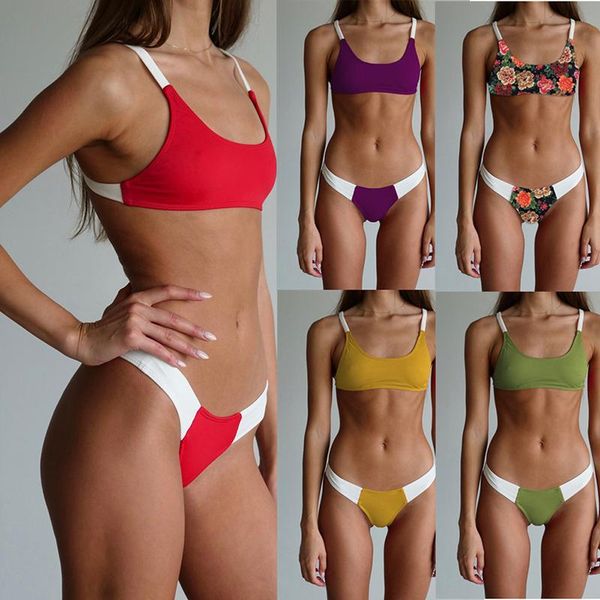 women's swimwear 2021 bikini europe and america swimsuit women color matching small clear micro monokini, White;black
women's swimwear 2021 bikini europe and america swimsuit women color matching small clear micro monokini, White;black
