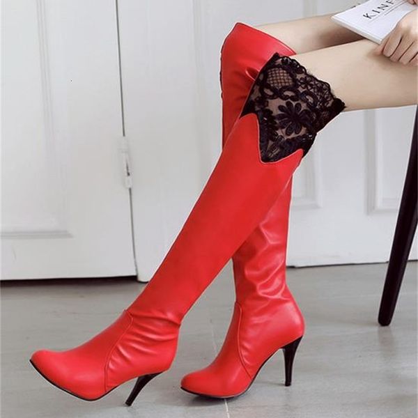 big size 33 to 45 46 47 black embroidery lace heel over the knee thigh high boots white bridal wedding shoes
big size 33 to 45 46 47 black embroidery lace heel over the knee thigh high boots white bridal wedding shoes