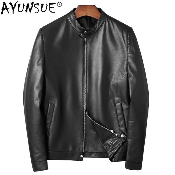 men's leather & faux ayunsue 2021 autumn genuine jackets men real sheepskin coat mens black korean outerwear jaqueta masculina sqq313
men's leather & faux ayunsue 2021 autumn genuine jackets men real sheepskin coat mens black korean outerwear jaqueta masculina sqq313