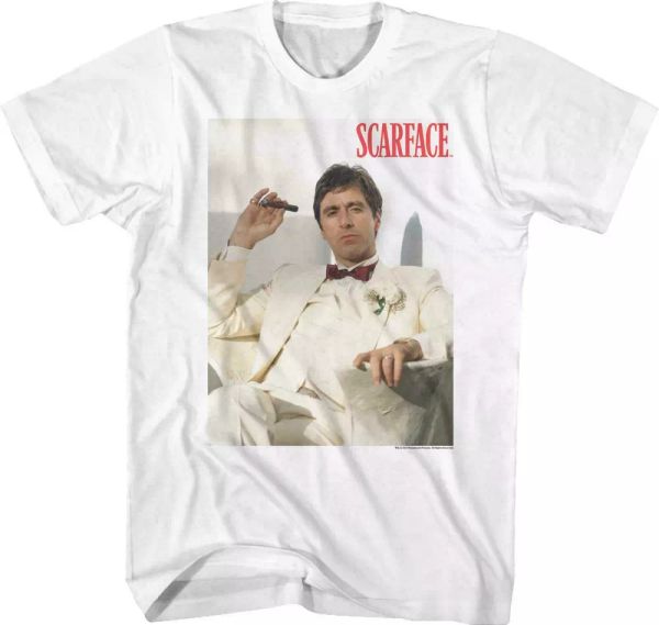 scarface chillin t shirt licensed mob mafia al pacino movie tee white, White;black
scarface chillin t shirt licensed mob mafia al pacino movie tee white, White;black