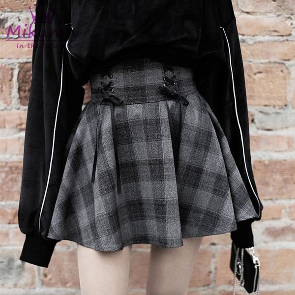 skirts autumn winter women's harajuku pleated skirt a-line mini high waist gothic gray plaid punk girl's short, Black
skirts autumn winter women's harajuku pleated skirt a-line mini high waist gothic gray plaid punk girl's short, Black