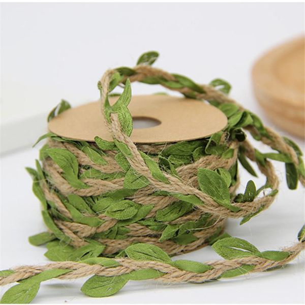 simulation green leaves weaving 5mm rope diy wedding birthday decoration rattan gift bouquet packaging sashes
simulation green leaves weaving 5mm rope diy wedding birthday decoration rattan gift bouquet packaging sashes