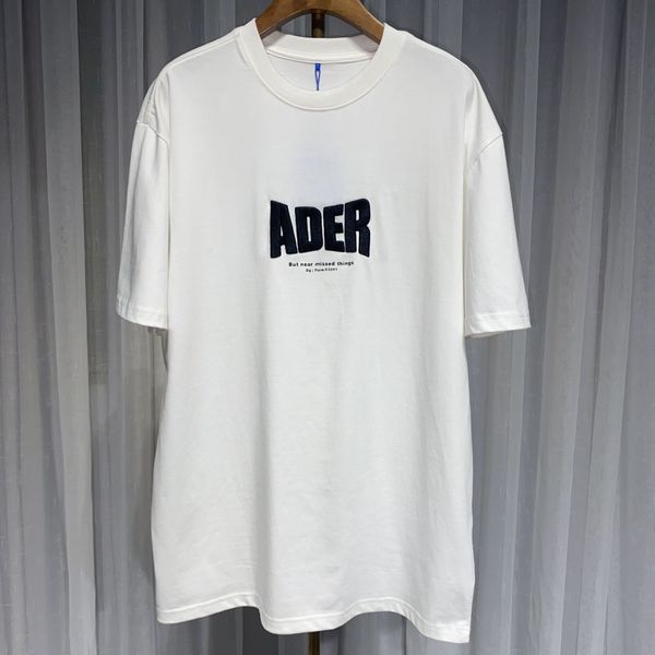fashion t shirt ader 2021ss alphabet embroidery street trend men's and women's same style ins wind fried, White
fashion t shirt ader 2021ss alphabet embroidery street trend men's and women's same style ins wind fried, White