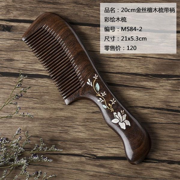 sandalwood comb golden long handle handmade creative painting anti static massage decorative objects & figurines
sandalwood comb golden long handle handmade creative painting anti static massage decorative objects & figurines