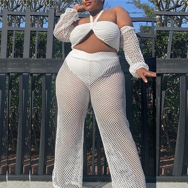 plus size tracksuits summer outfits clothing 2021 beach long sleeve mesh and pants suit two piece set backless sets drop, Black
plus size tracksuits summer outfits clothing 2021 beach long sleeve mesh and pants suit two piece set backless sets drop, Black