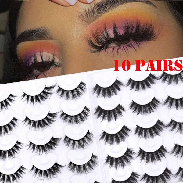 false eyelashes 10 pairs mink hair thick long natural 3d fake lashes full strip eyelash makeup beauty extension tools
false eyelashes 10 pairs mink hair thick long natural 3d fake lashes full strip eyelash makeup beauty extension tools