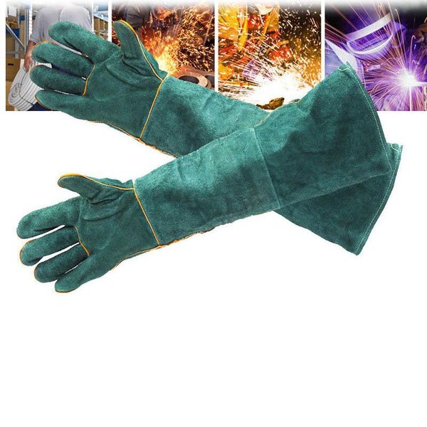1pair electric welding gloves high temperature resistant welders long 60cm b1 disposable
1pair electric welding gloves high temperature resistant welders long 60cm b1 disposable