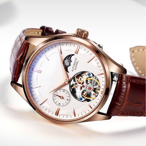 watch elsie stainless steel pin button bottom through large dial automatic mechanical depth waterproof, Slivery;brown
watch elsie stainless steel pin button bottom through large dial automatic mechanical depth waterproof, Slivery;brown