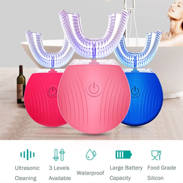 electric 360 degree auto disinfection u shape timer ultra sonic silicon toothbrush wireless rechargeable 3 modes tooth whitening
electric 360 degree auto disinfection u shape timer ultra sonic silicon toothbrush wireless rechargeable 3 modes tooth whitening