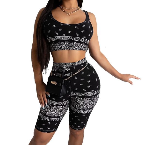 womens tracksuits sleeveless digital print tanks shorts sport ladies set fashion casual female clothing 2021, Gray
womens tracksuits sleeveless digital print tanks shorts sport ladies set fashion casual female clothing 2021, Gray