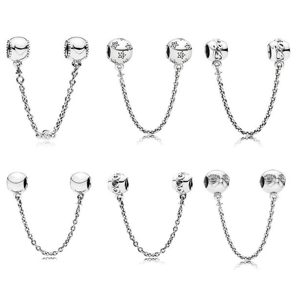 other 6 style 925 sterling silver heart with bow diy safety chain for original charms women bracelets & bangles jewelry
other 6 style 925 sterling silver heart with bow diy safety chain for original charms women bracelets & bangles jewelry