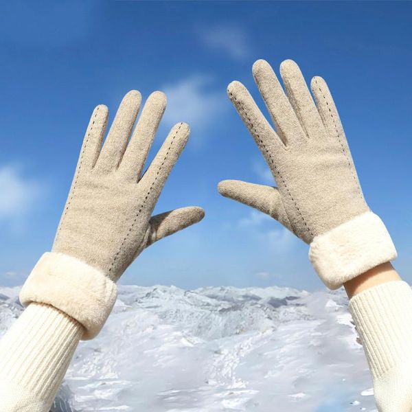 cycling gloves wool full finger female winter warm plus cashmere student outdoor riding guantes ciclismo girls bc50st, Black
cycling gloves wool full finger female winter warm plus cashmere student outdoor riding guantes ciclismo girls bc50st, Black