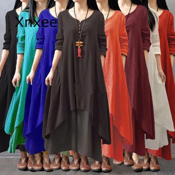 casual dresses women ethnic boho autumn cotton linen long sleeve maxi dress shirt vestidos 5xl, Black;gray
casual dresses women ethnic boho autumn cotton linen long sleeve maxi dress shirt vestidos 5xl, Black;gray