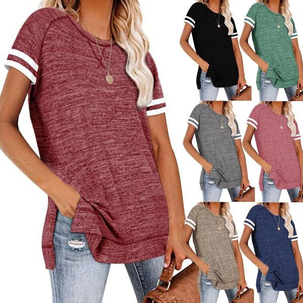 women's t-shirt summer 2021 patchwork split women loose o-neck short sleeve harajuku t shirt fashion plus size clothing, White
women's t-shirt summer 2021 patchwork split women loose o-neck short sleeve harajuku t shirt fashion plus size clothing, White