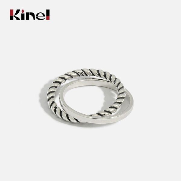 cluster rings kinel anillos vintage making old twist double cross for women silver 925 jewelry party accessories bijoux gift, Golden;silver
cluster rings kinel anillos vintage making old twist double cross for women silver 925 jewelry party accessories bijoux gift, Golden;silver