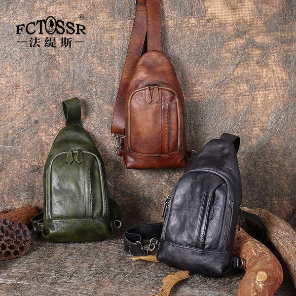 original leather men bag handmade vintage casual chest cross body male shoulder waist bags
original leather men bag handmade vintage casual chest cross body male shoulder waist bags