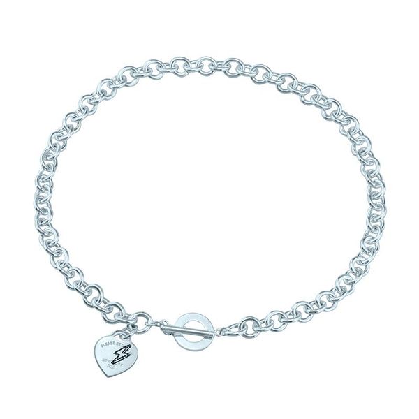 chains 925 sterling silver necklace circle button heart shaped carved pendant personalized jewelry exquisite style
chains 925 sterling silver necklace circle button heart shaped carved pendant personalized jewelry exquisite style