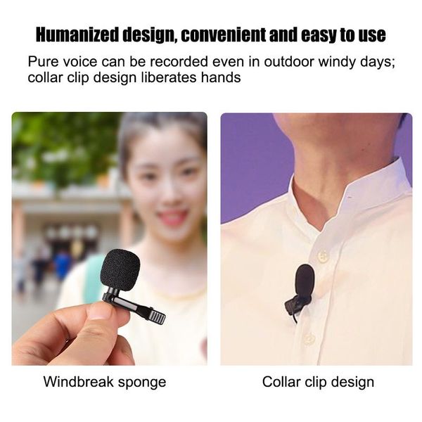 phone microphone with collar clip omnidirectional condenser for type c interview vlog live fku66 microphones
phone microphone with collar clip omnidirectional condenser for type c interview vlog live fku66 microphones