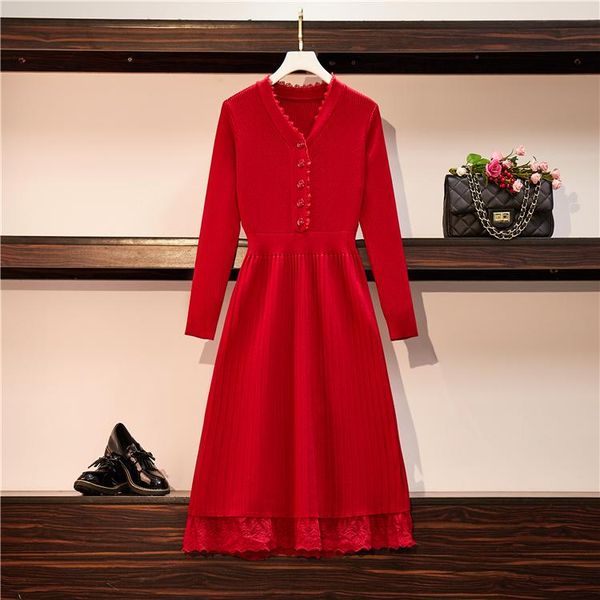 casual dresses vestidos plus size sweater dress korean ladies lace long sleeve de fiesta noche ropa mujer, Black;gray
casual dresses vestidos plus size sweater dress korean ladies lace long sleeve de fiesta noche ropa mujer, Black;gray