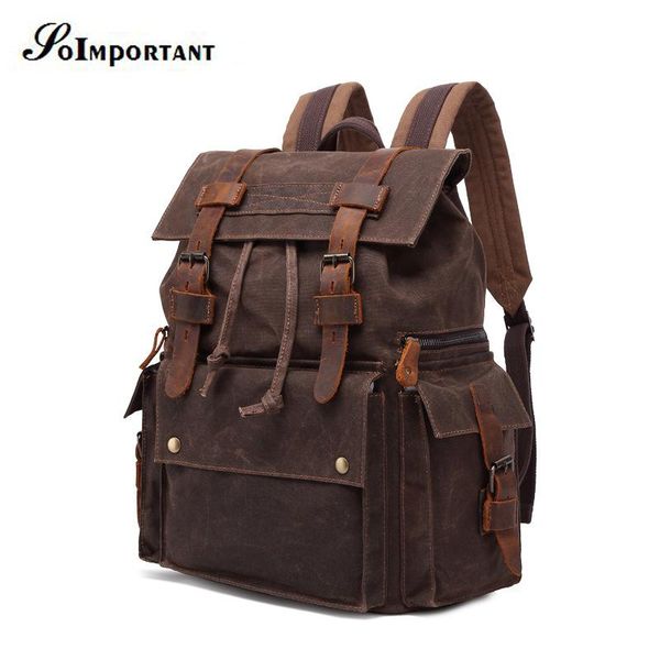 backpack oil wax canvas leather men for 15.6 inches lapmale large capacity stundet travel bag waterproof
backpack oil wax canvas leather men for 15.6 inches lapmale large capacity stundet travel bag waterproof