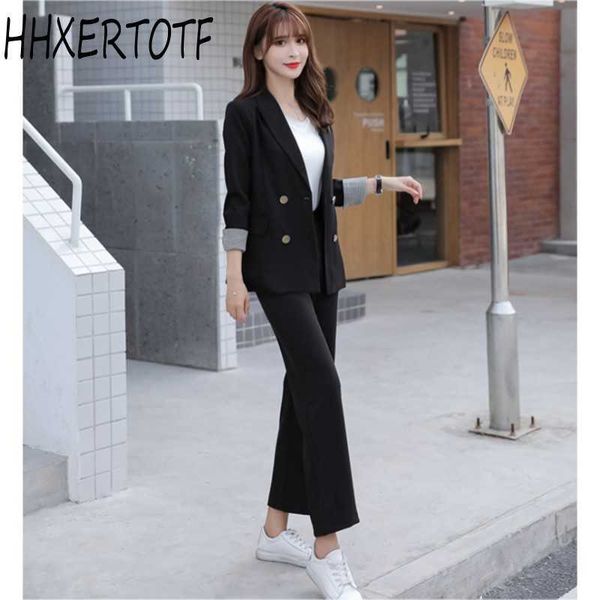 spring autumn winter two piece sets self-cultivation fashion suit ladies casual small jacket split trousers 210531, White
spring autumn winter two piece sets self-cultivation fashion suit ladies casual small jacket split trousers 210531, White