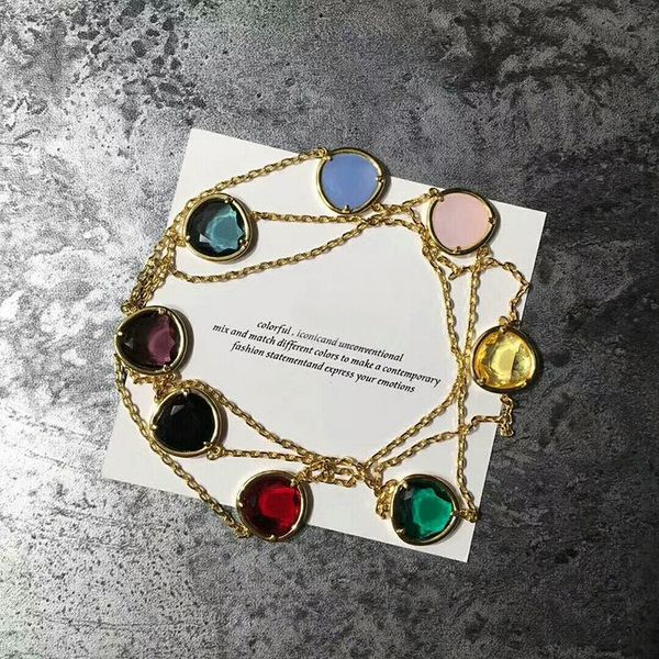 chains 90cm long chain 8 pcs + triangular claw crystal stone candy necklace for women pommelato fashion jewelry, Silver
chains 90cm long chain 8 pcs + triangular claw crystal stone candy necklace for women pommelato fashion jewelry, Silver
