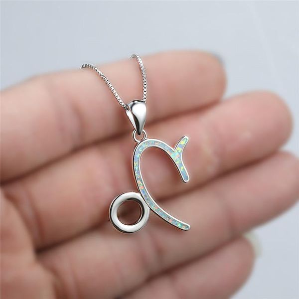 pendant necklaces vintage female capricorn necklace simple white blue opal stone rose gold silver color chain for women
pendant necklaces vintage female capricorn necklace simple white blue opal stone rose gold silver color chain for women