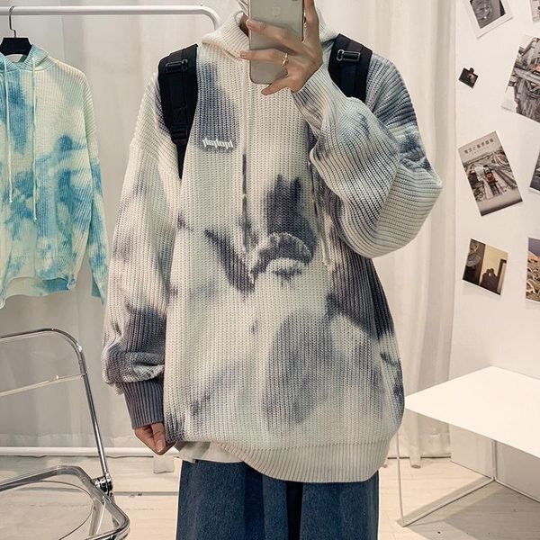 men's sweaters pr tie-dye hooded sweater knit men 2021 autumnjersey jumper robe hombre pull homme hiver pullover o-neck knitted, White;black
men's sweaters pr tie-dye hooded sweater knit men 2021 autumnjersey jumper robe hombre pull homme hiver pullover o-neck knitted, White;black