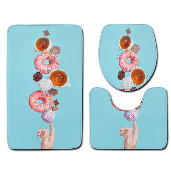 3pcs/set doughnut print anti-slip bathroom floor mat home decor shower velvet toilet cover bath door carpet mats and rugs sets
3pcs/set doughnut print anti-slip bathroom floor mat home decor shower velvet toilet cover bath door carpet mats and rugs sets