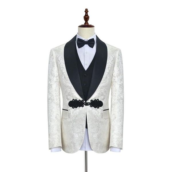 handsome one button printing groom tuxedos shawl lapel wedding men suits three pieces prom dinner blazer (jacket+pants+vest) men's & bl, White;black
handsome one button printing groom tuxedos shawl lapel wedding men suits three pieces prom dinner blazer (jacket+pants+vest) men's & bl, White;black