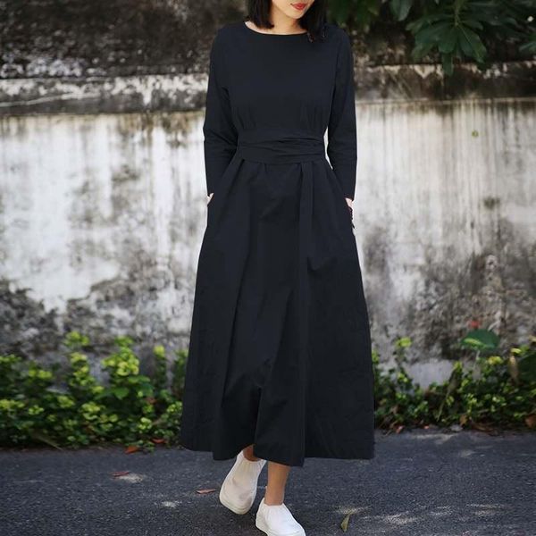 casual dresses zanzea elegant women's long sleeve sundress 2021 autumn solid maxi dress female party vestidos kaftan robe plus size 5xl, Black;gray
casual dresses zanzea elegant women's long sleeve sundress 2021 autumn solid maxi dress female party vestidos kaftan robe plus size 5xl, Black;gray