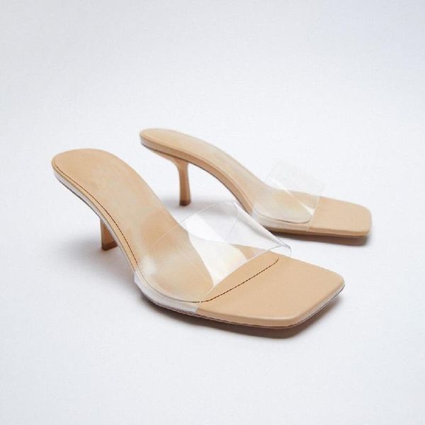 dress shoes 2021 high-heeled sandals fashion square head transparent stilettos fairy muller and slippers, Black
dress shoes 2021 high-heeled sandals fashion square head transparent stilettos fairy muller and slippers, Black