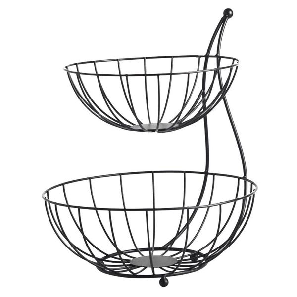 storage baskets round bowl shaped double-layer fruit vegetable basket woven iron wire hollow dropship
storage baskets round bowl shaped double-layer fruit vegetable basket woven iron wire hollow dropship