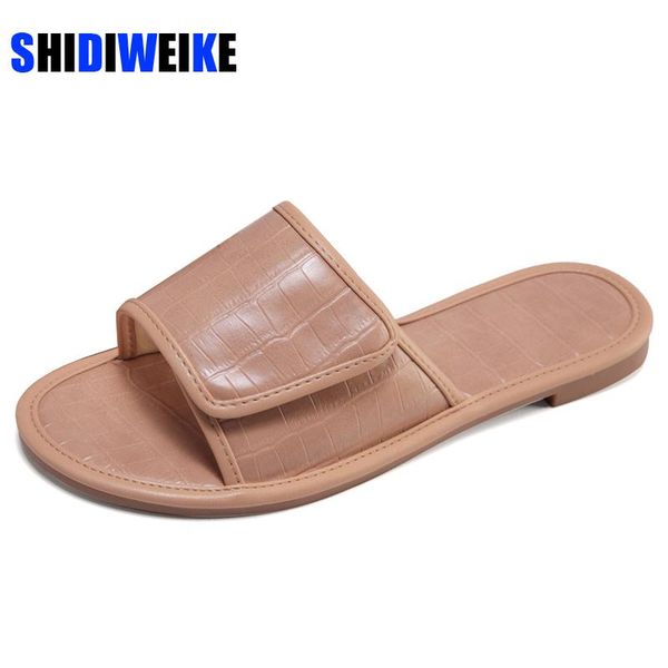 crocodile pattern womens slippers summer outdoor beach sandals square toe open slides pu leather ladies shoes flip flop, Black
crocodile pattern womens slippers summer outdoor beach sandals square toe open slides pu leather ladies shoes flip flop, Black