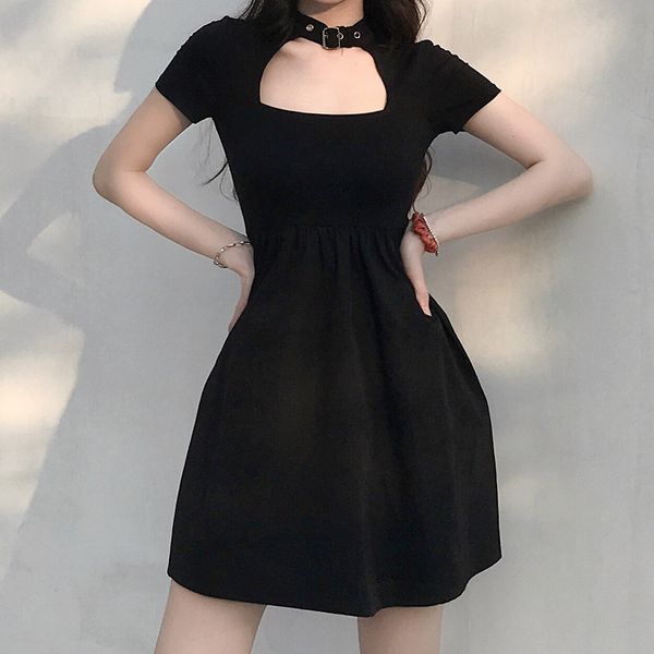 fashionable skirt 2021 summer new street women's with hollow neck black split short sleeve slim fit and buttocks
fashionable skirt 2021 summer new street women's with hollow neck black split short sleeve slim fit and buttocks