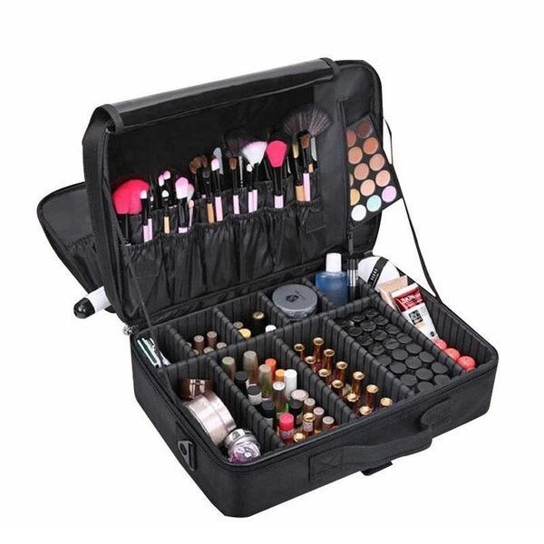 professional female storage brand makeup organizer large women bolso mujer cosmetic bag cases for brushes bags
professional female storage brand makeup organizer large women bolso mujer cosmetic bag cases for brushes bags