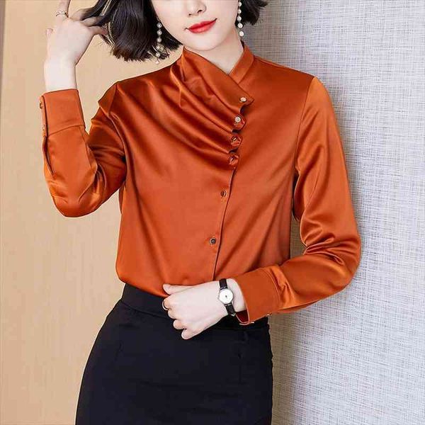 korean women silk shirt satin blouse long sleeve shirts woman silk blouse elegant woman satin shirt plus size, White
korean women silk shirt satin blouse long sleeve shirts woman silk blouse elegant woman satin shirt plus size, White