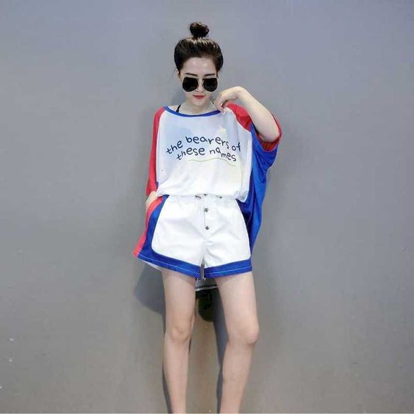 women's t-shirt suits fashion suit sports leisure loose t-shirt and short pants two piece set shorts kawaii clothes summer 0znc, White
women's t-shirt suits fashion suit sports leisure loose t-shirt and short pants two piece set shorts kawaii clothes summer 0znc, White