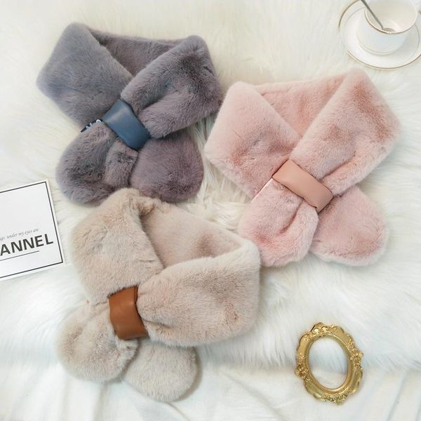 scarves women scarf autumn and winter style solid color cross warm faux fur plush simple elegant, Blue;gray
scarves women scarf autumn and winter style solid color cross warm faux fur plush simple elegant, Blue;gray