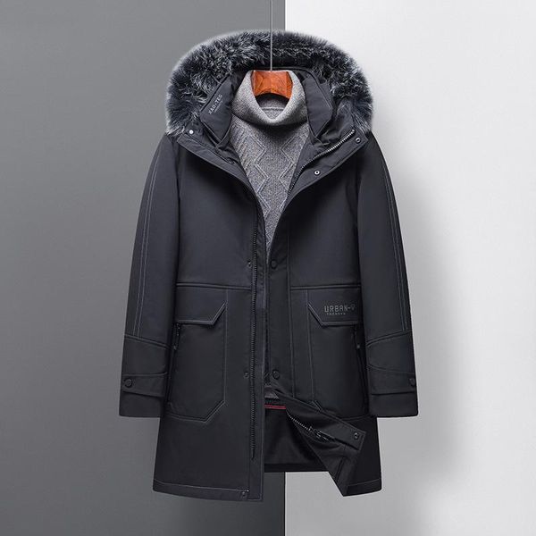men's down & parkas brand 90% white duck jacket men casual detachable liner warm winter coat male windproof -30 degrees, Black
men's down & parkas brand 90% white duck jacket men casual detachable liner warm winter coat male windproof -30 degrees, Black