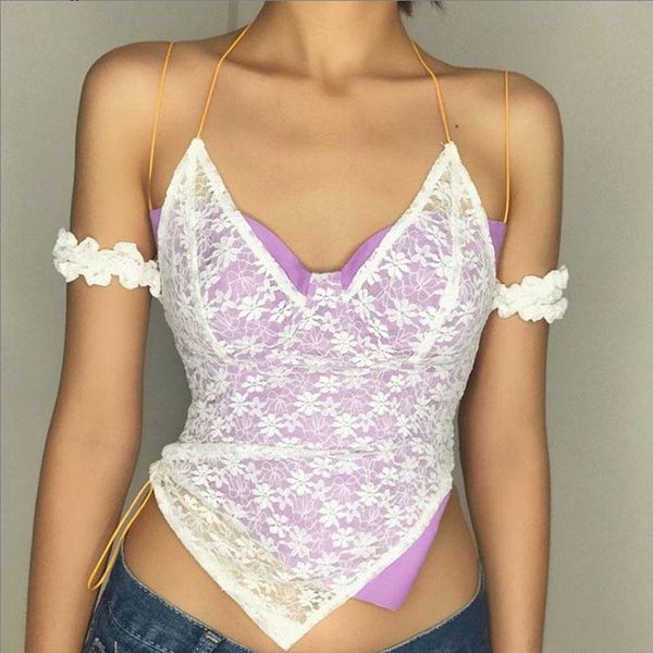 fake two crop lace spaghetti strap tanke women built in bra off shoulder sleeveless camisole 2021 fashion casual women's tanks & ca, White
fake two crop lace spaghetti strap tanke women built in bra off shoulder sleeveless camisole 2021 fashion casual women's tanks & ca, White