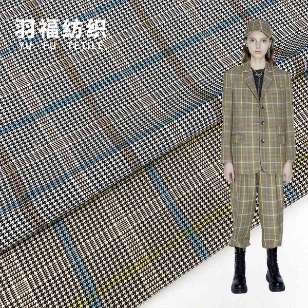 tr elastic yarn dyed twill jacquard plaid japanese korean blazer pants dress shirt fabric, Black;white
tr elastic yarn dyed twill jacquard plaid japanese korean blazer pants dress shirt fabric, Black;white