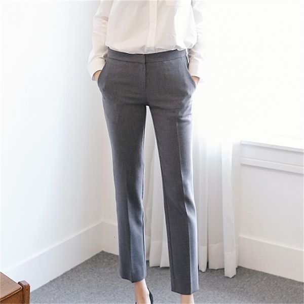 capri spring summer meade grey straight pants office ladies work pantalones mujer 79, Black;white
capri spring summer meade grey straight pants office ladies work pantalones mujer 79, Black;white