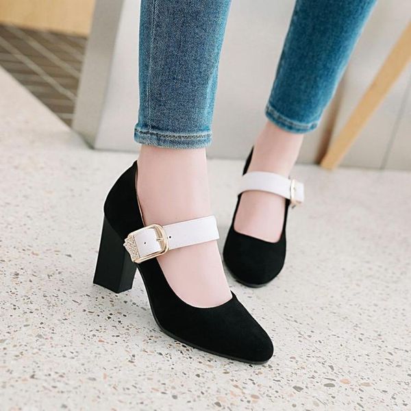 colors mature mary janes shoes women chunky block high heels pumps 2021 color mixed faux suede square heel 34-43 dress, Black
colors mature mary janes shoes women chunky block high heels pumps 2021 color mixed faux suede square heel 34-43 dress, Black