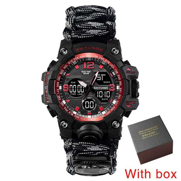 wristwatches shiyunme sports military men's watch waterproof dual display quartz watches men outdoor multifunction male relogios, Slivery;brown
wristwatches shiyunme sports military men's watch waterproof dual display quartz watches men outdoor multifunction male relogios, Slivery;brown
