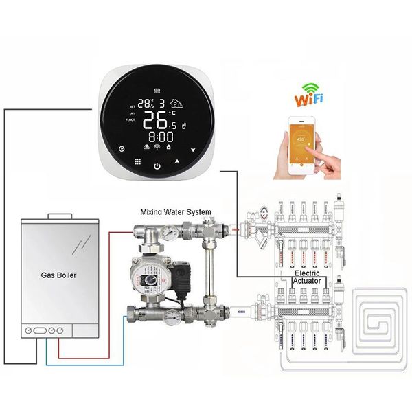 smart home control tuya wifi thermostat temperature controller electric underfloor heating app remote work with alexa google
smart home control tuya wifi thermostat temperature controller electric underfloor heating app remote work with alexa google