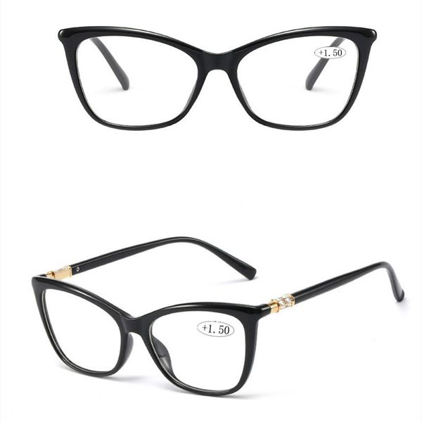 sunglasses 2021 fashion cat eye anti blue ray tr90 reading glasses for women retro quality presbyopia with 1.56 prescription lenses, White;black
sunglasses 2021 fashion cat eye anti blue ray tr90 reading glasses for women retro quality presbyopia with 1.56 prescription lenses, White;black