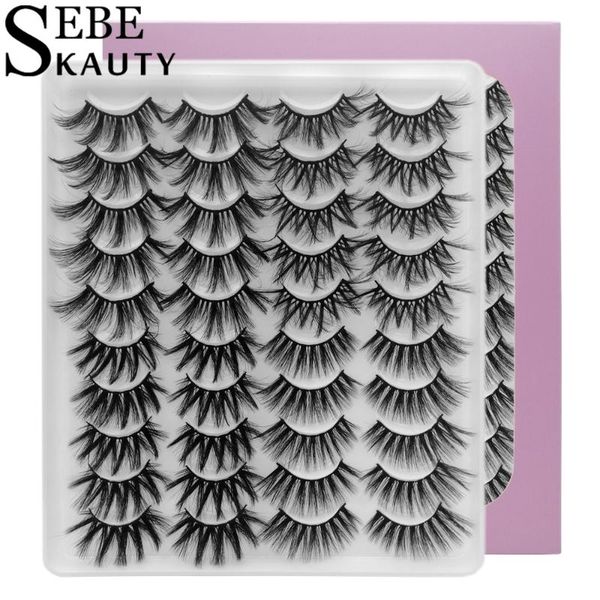 false eyelashes 5d dramatic thick 20 pairs wispy artificial synthetic crisscross soft strip volume faux mink hair eye lashes makeup
false eyelashes 5d dramatic thick 20 pairs wispy artificial synthetic crisscross soft strip volume faux mink hair eye lashes makeup